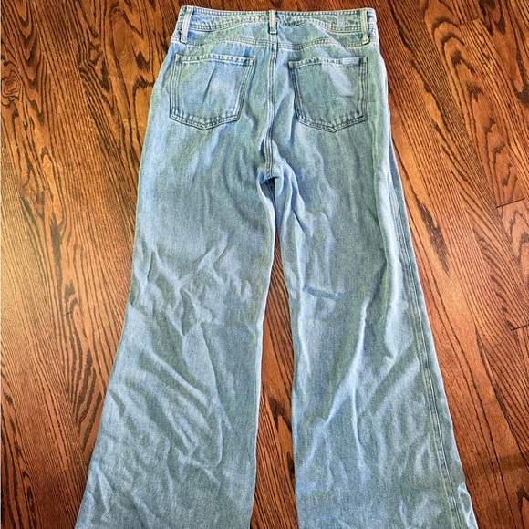 7 For All Mankind Light Blue Flare Jeans - Picture 3 of 5